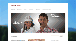 Desktop Screenshot of klaus-und-lucie.de