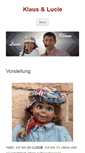 Mobile Screenshot of klaus-und-lucie.de
