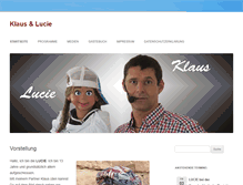 Tablet Screenshot of klaus-und-lucie.de
